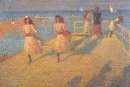 Meninas Correr, Walberswick Pier