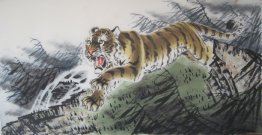 Tiger - Peinture chinoise