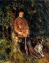 Alfred Berard und sein Hund 1881