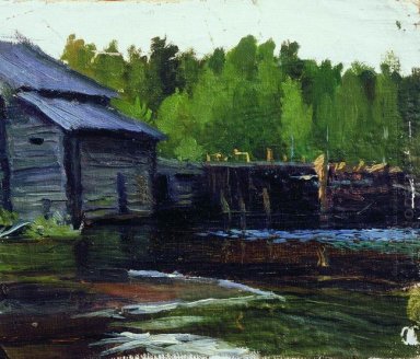 Pavlov S mulino sul fiume Yahrust 1905