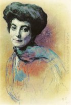 Porträt von Helena Iwanowna Roerich 1909