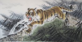 Tiger - la pintura china