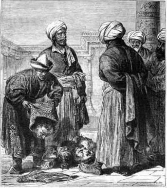 Turkmeni Rappresentare guerra delle Per Khiva Khan 1868