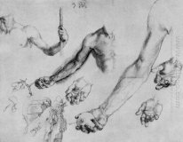 study of male hands and arms