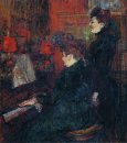 The Singing Lesson L'insegnante Mlle Dihau Con Mme Faveraud 1898