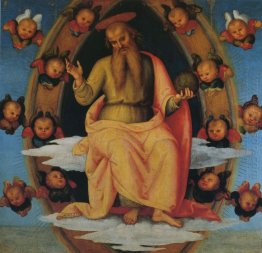 Pala Di Sant Agostino Lord Blessing 1523