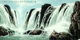 Waterfall - Chinese Painting