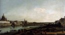 Dresden da margem direita do rio Elba Above The Augustusbrücke