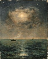 Moonlit seascape