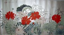 Lotus - peinture chinoise