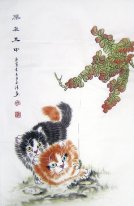 Cat - Peinture chinoise