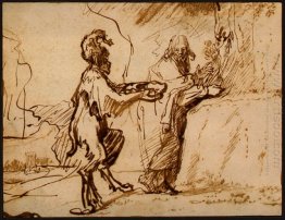 Satan Tempting Christ To Change Stones Into Bread 1640