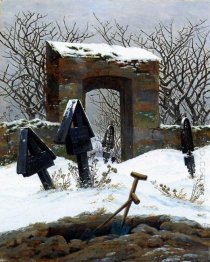 Graveyard under Snow