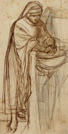 Sketch For Dante At Verona With A Preliminary Study For The Prin