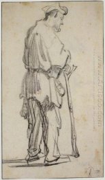 Standing Beggar Turned To The Right 1629