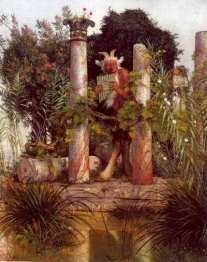 idyll pan amidst columns 1875