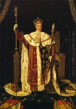 Porträt von Charles X In Krönungs-Roben 1829