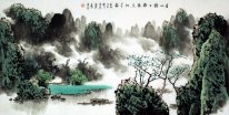 Mountains, river - Chinese Painting