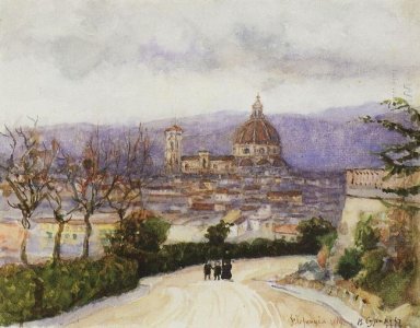 Firenze Passeggiata 1884