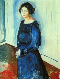 Woman In Blue Frau Barth 1921