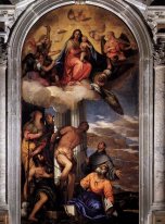 Virgin Dan Anak Dengan Saints 1565