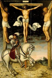 The Crucifixion With The Converted Centurion 1538