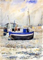 Low Tide Afternoon Treport 1892