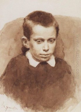 Portrait d\'un S Matveev dans l\'enfance 1881