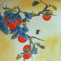 Obst & Bird - Chinesische Malerei