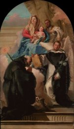 Madonna and Child with Three Saints