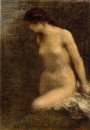 Kleine Brunette Badegast 1884