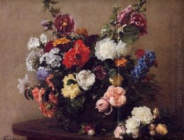 Bouquet Of Diverse Flowers 1881