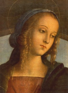 La Madonna tra San Giovanni Battista e San Sebastiano Dettaglio