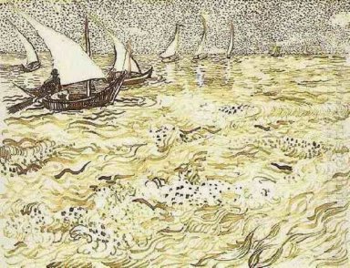 Sebuah Perahu Nelayan At Sea 1888 2