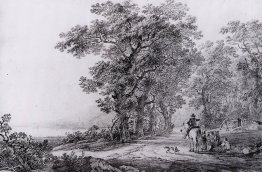 Landscape with forest Landscape with forest