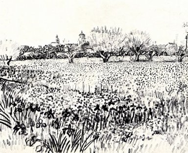 Campo com flores 1888