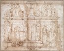 Design For Julius Ii Tomb Second Version