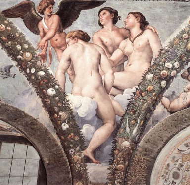 Cupid och de tre gracerna