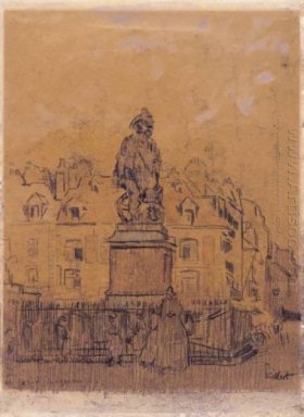 Boceto para `La Estatua de Duquesne, Dieppe\'\'