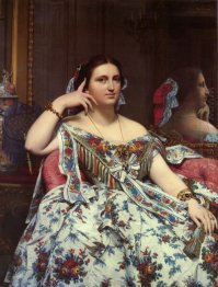 Portrait Of Madame Moitessier Sitting 1856