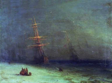 The Shipwreck On Northern Sea 1875 1