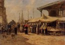 Trouville Fish Market 1875