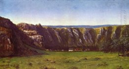 Rocky Landscape Near Flagey 1855