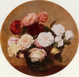 A Large Bouquet Of Roses 1886