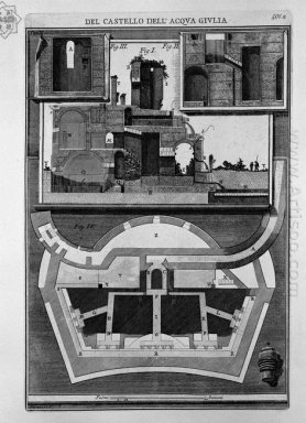 Plana y Vertical secciones del Castillo