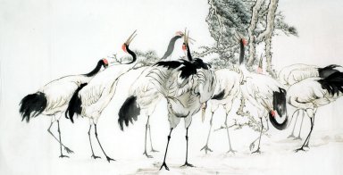 Crane - Chinesische Malerei