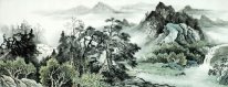 A Courtyard in the Mountain - Chinese Painting