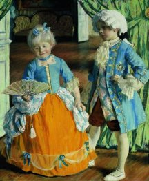 Children In The Costumes 1909