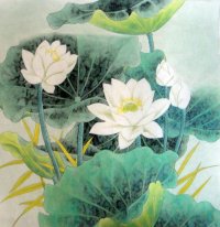 Lotus Chinees schilderij