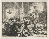 Christ Driving The Moneychangers From The Temple 1635